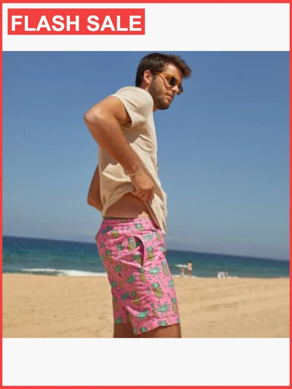 Men's Quick Dry Swim Trunks with Mesh Lining 7in Board Shorts